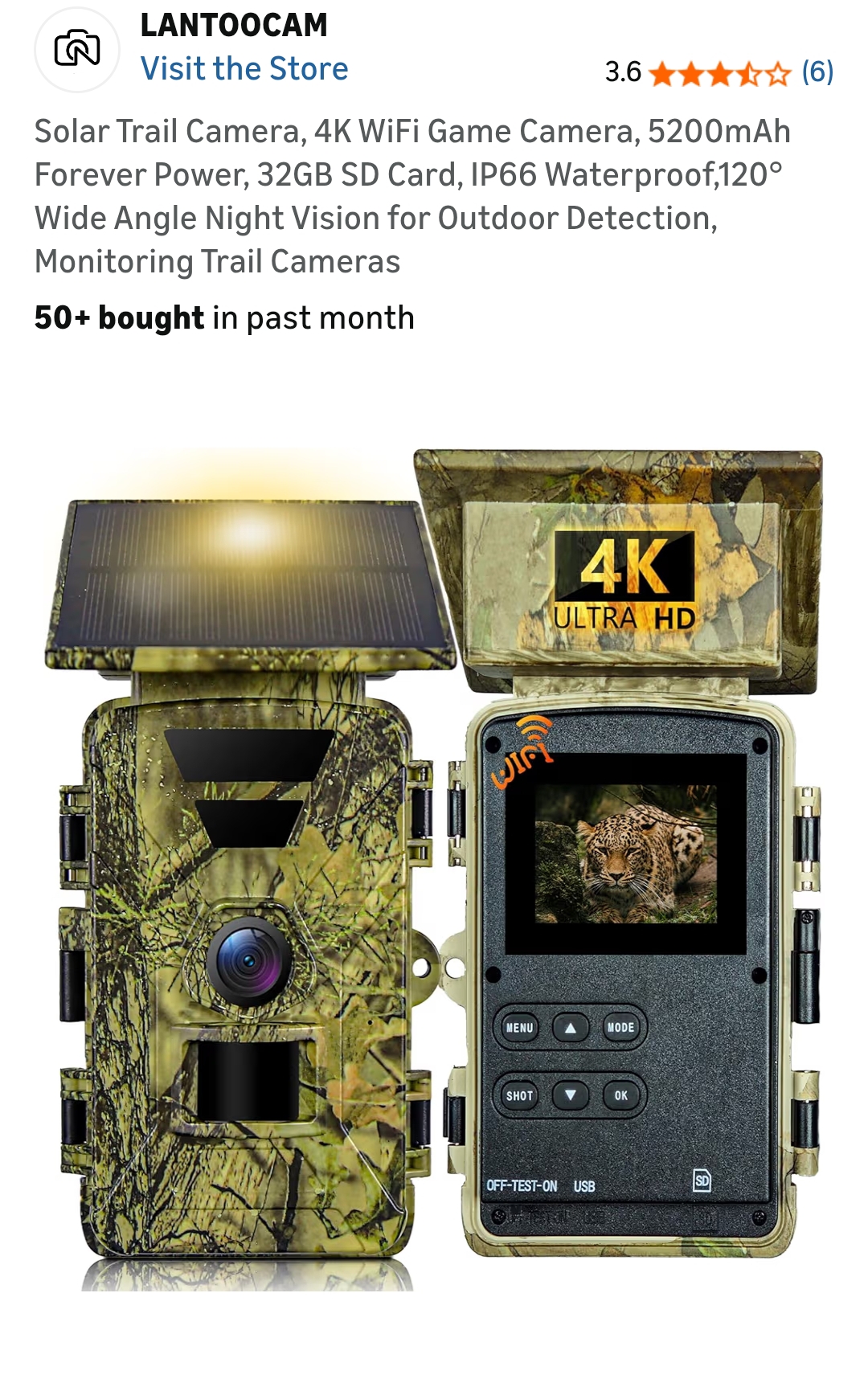 "trail camera  solar trail camera"