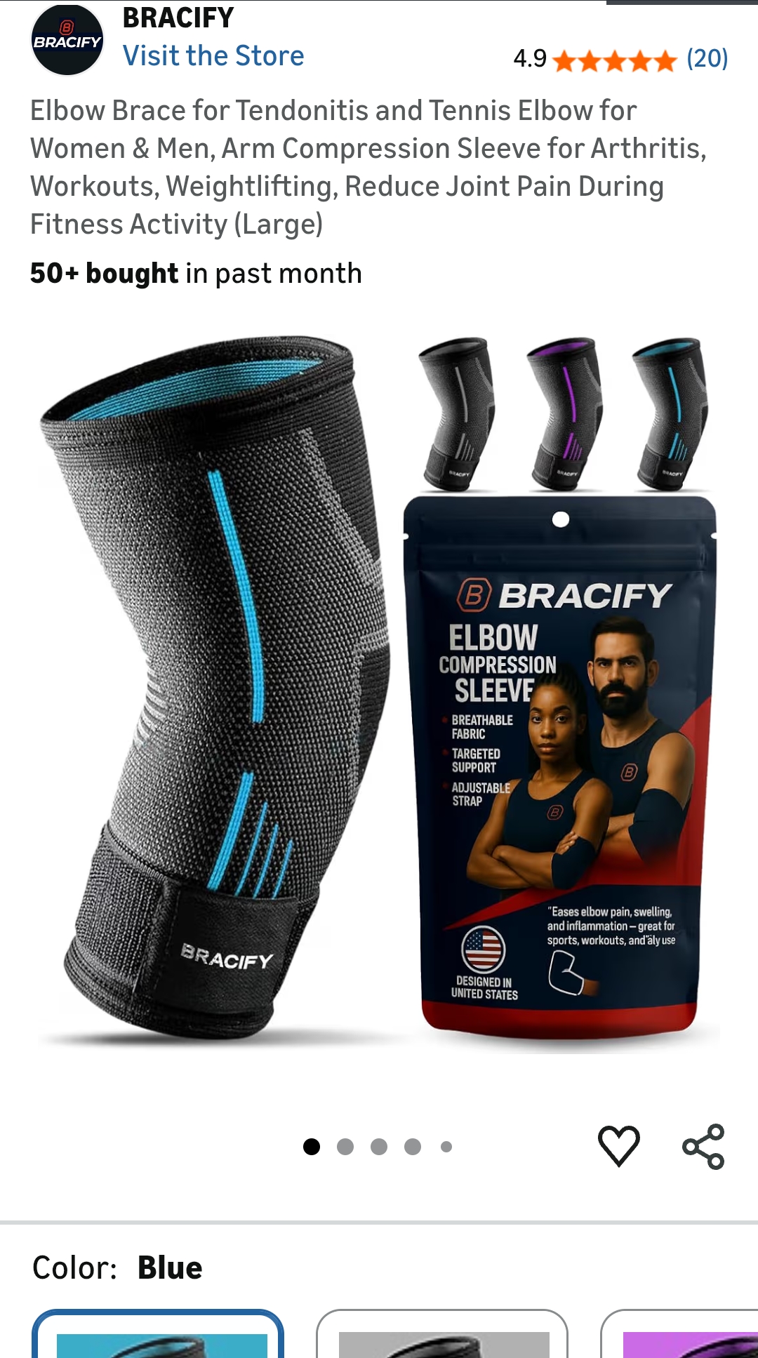 Elbow Brace for Tendonitis and Tennis Elbow