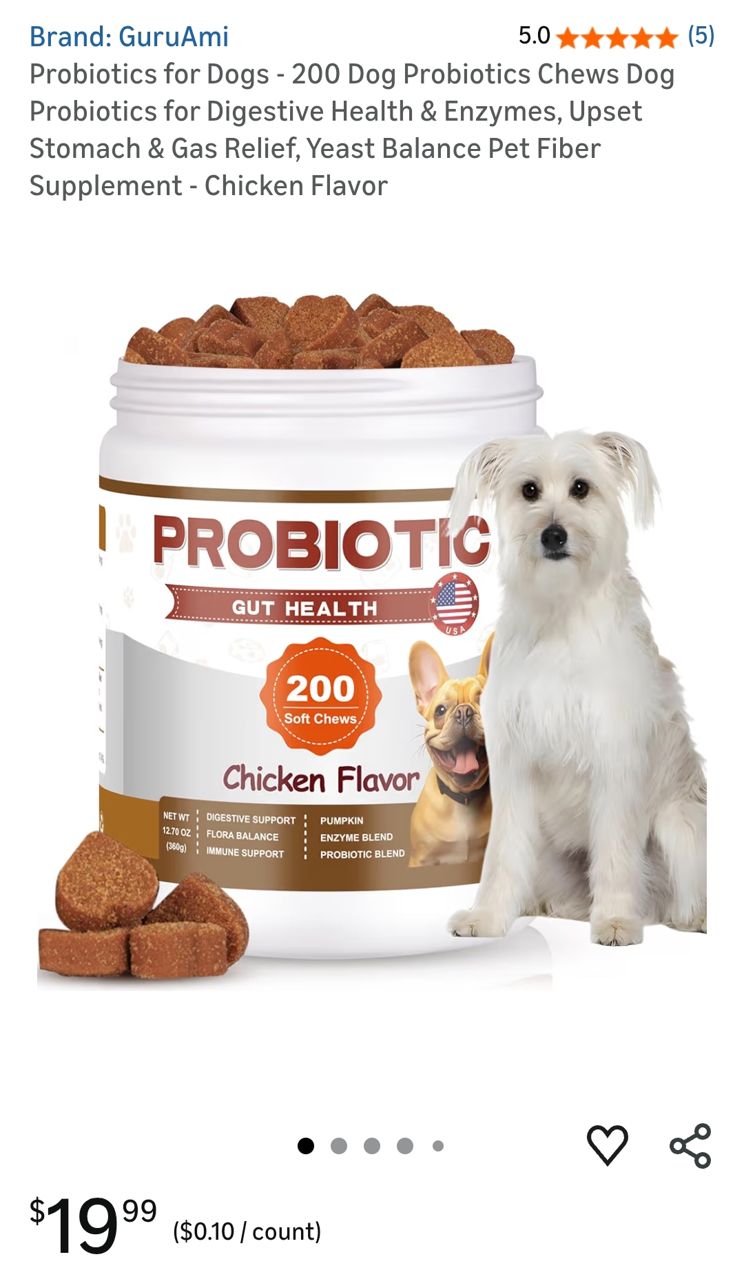 probiotics chews for dogs